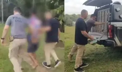 Homem de 18 anos é preso após ser flagrado abusando da cunhada de 13 anos  (Foto: Reprodução)