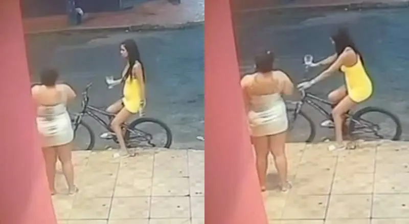 Mulher foi agredida e baleada por homem armado (Foto: Reprodução)