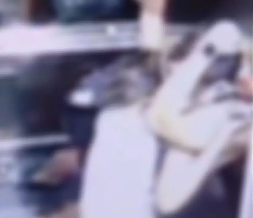 Mulher foi agredida dentro de elevador (Foto: Reprodução)