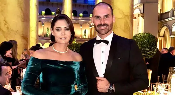 Eduardo e Michelle alimentam rixa nas redes sociais (Foto: Reprodução / Redes Sociais)