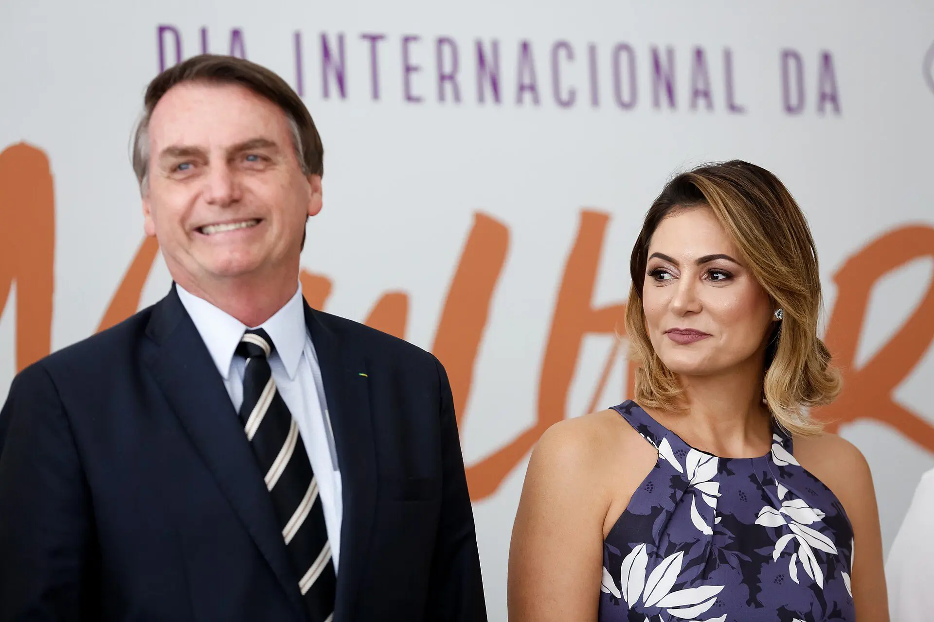Michelle visitou Bolsonaro na Papudinha (Foto: Carolina Antunes / PR)