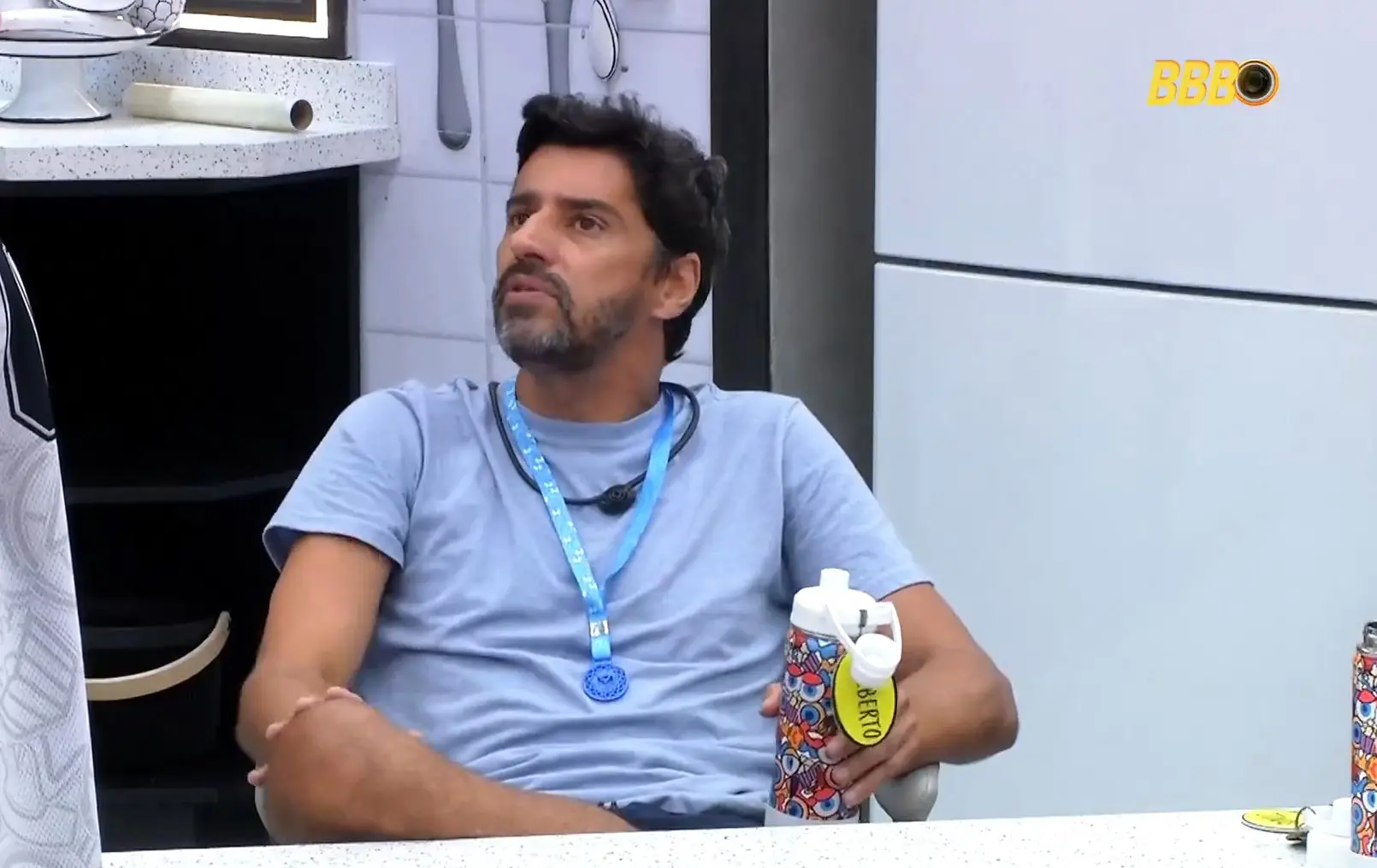 Alberto e Ana Paula discutem na cozinha (Foto: Reprodução / GSHOW)
