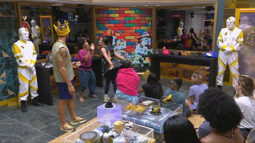 BBB 26: Jordana e Milena discutem após vitória de Jonas Sulzbach. Foto: TV GLOBO/GSHOW