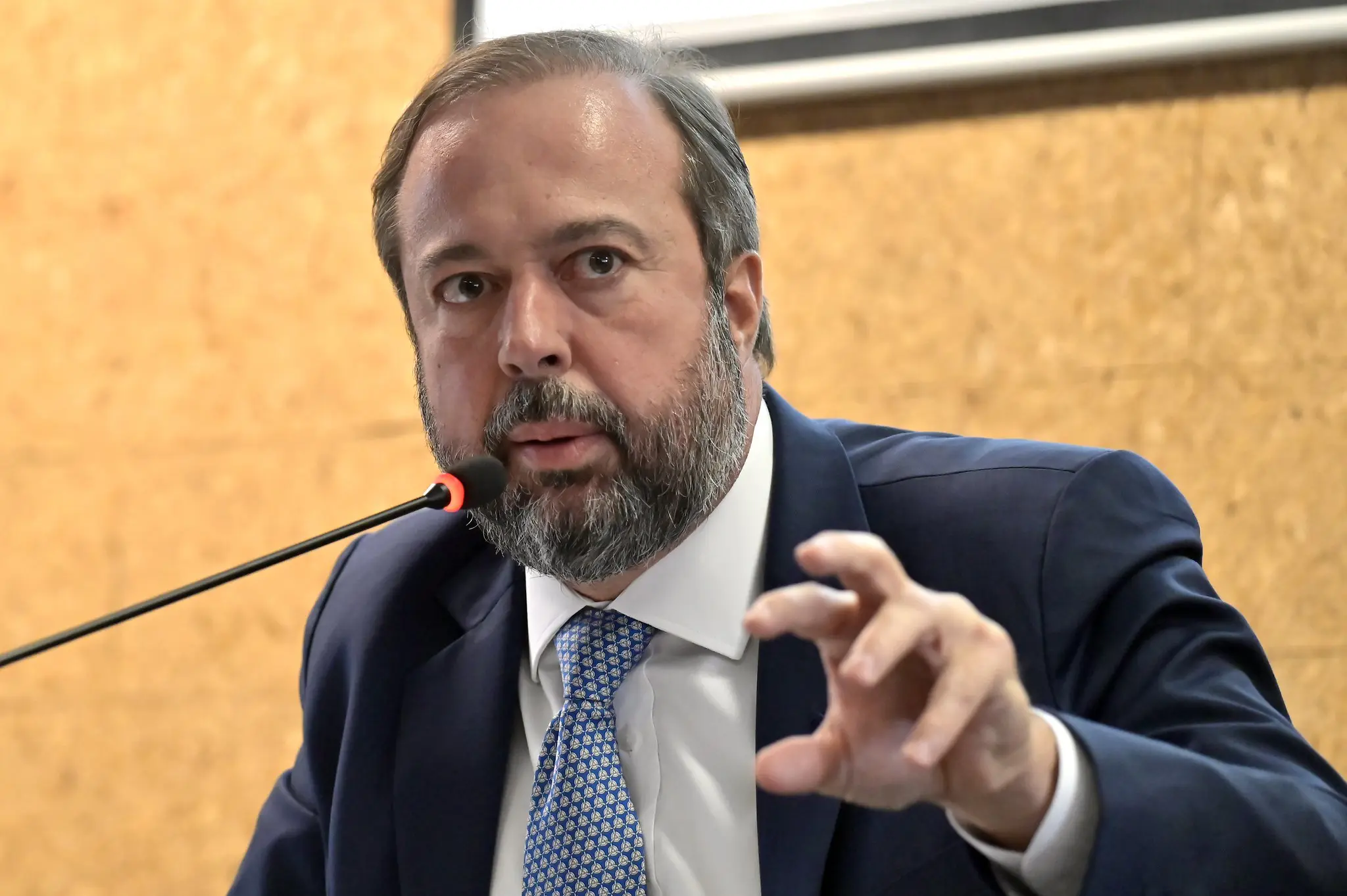 Ministro negou participação do governo na empresa (Foto: Ricardo Botelho / MME)