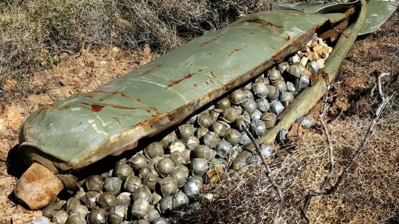 Bomba de fragmentação (Foto: Reprodução)