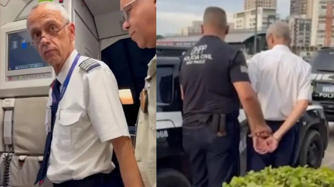 Piloto preso (Foto:  Divulgação/Polícia Civil)