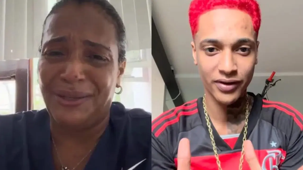 Oruam e sua mãe  Márcia Gama (Reprodução/Redes Sociais)