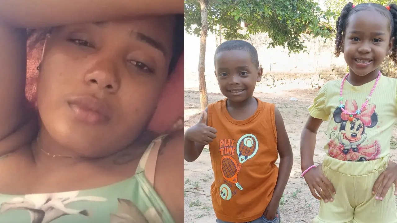 Mãe das crianças perdidas em Bacabal (Reprodução/Redes Sociais)