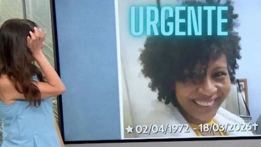 Apresentadora da Globo chora no ar ao noticiar morte de colega de trabalho; veja vídeo (Vídeo: Reprodução TV Globo/Bom Dia SP)