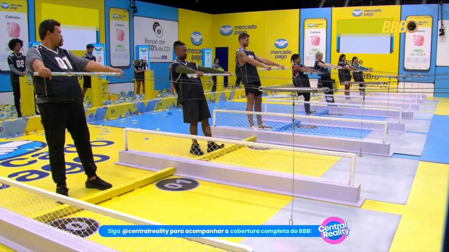 BBB 26: oitava prova do líder é de resistência e vai terminar com dupla vencedora; entenda. Reprodução: TV GLOBO/GSHOW