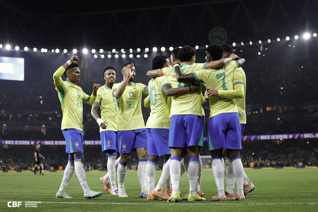 Astro da Seleção Brasileira sofre grave lesão no joelho e está fora da Copa do Mundo (Foto: @rafaelribeirorio / CBF)