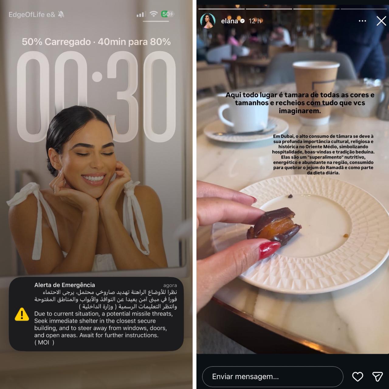 Ex-BBB Elana Valenária em Dubai || Reprodução: Redes Sociais