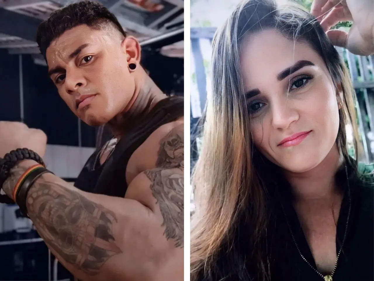 Pedro do Nascimento Santana Júnior e Alciele Alencar || Reprodução: Redes Sociais 