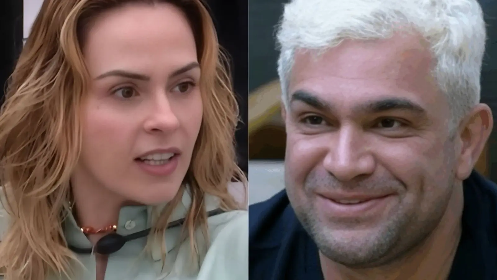 Evandro Santo detona Ana Paula Renault (Foto: Reprodução/Globo | Reprodução Record)