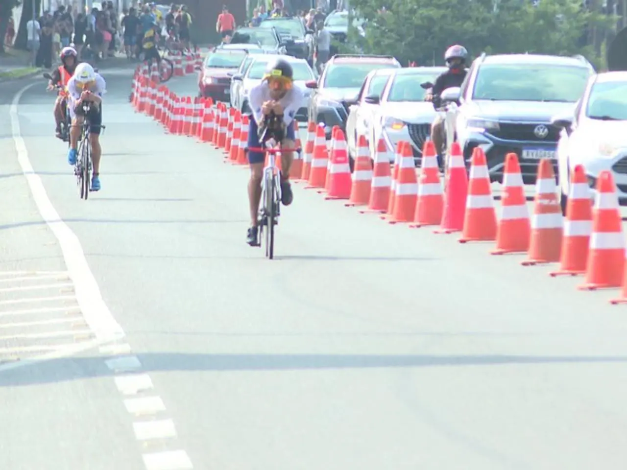 Atleta morre após mal súbito em prova de ciclismo; Imagem/Reprodução: TV RPC