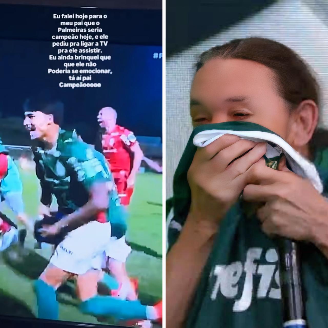 Filha de Marquito desabafa sobre o pai e comemora título do Palmeiras || Reprodução: Redes Sociais 