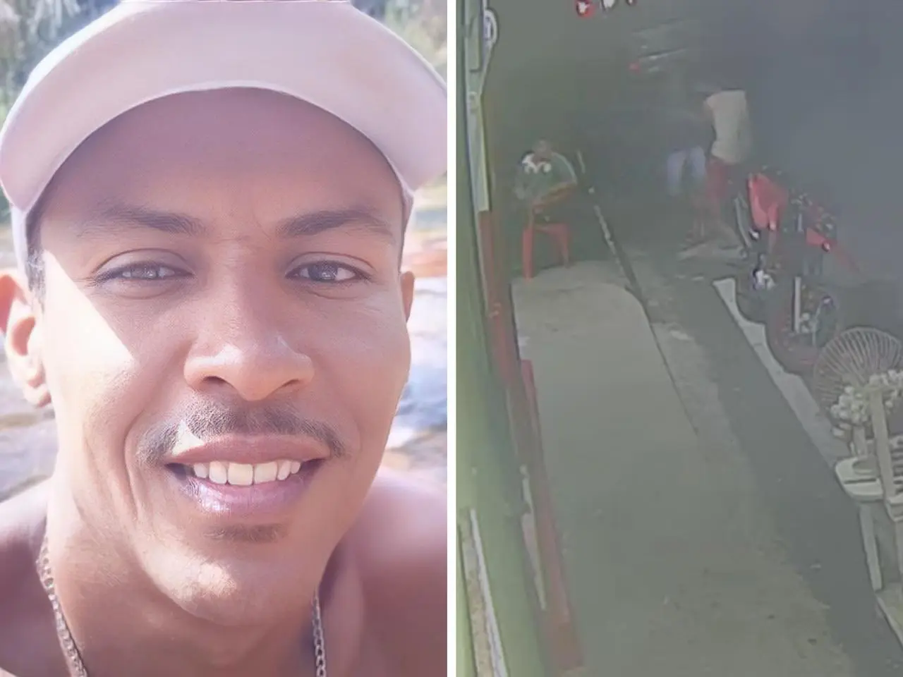 Homem é morto a facadas durante bingo beneficente - Imagens/Reprodução: Redes Sociais 