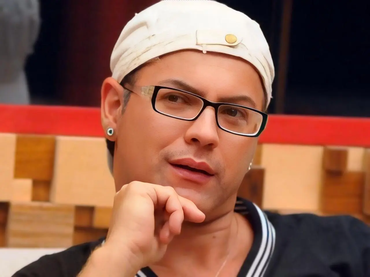 Ex-BBB Dicesar, em participação na décima edição do BBB ||| Reprodução: TV Globo