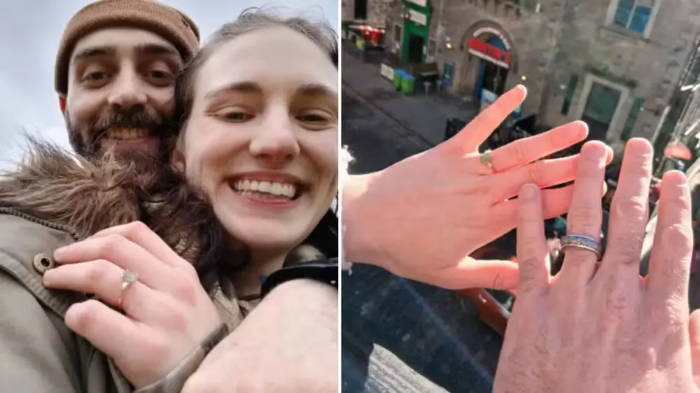 Mulher conhece noivo em comentário de vídeo e se casa 24h após vê-lo pessoalmente
