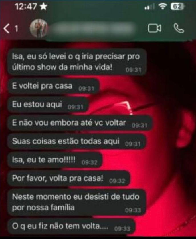 Ameaças do cantor Dom Silver contra ex-companheira || Reprodução: Redes Sociais 