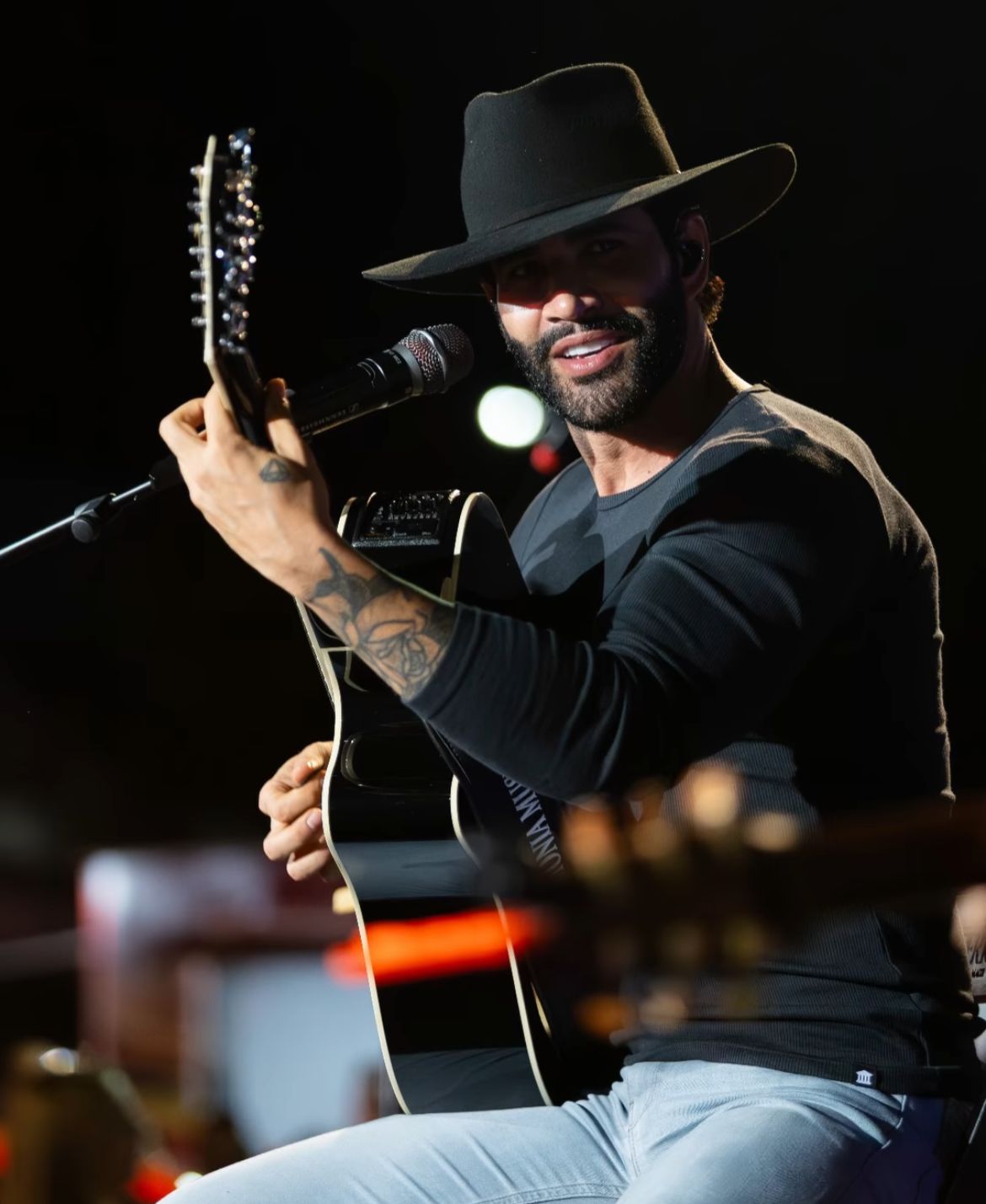 Gusttavo Lima em show em Bela Vista de Goiás || Reprodução: Redes Sociais