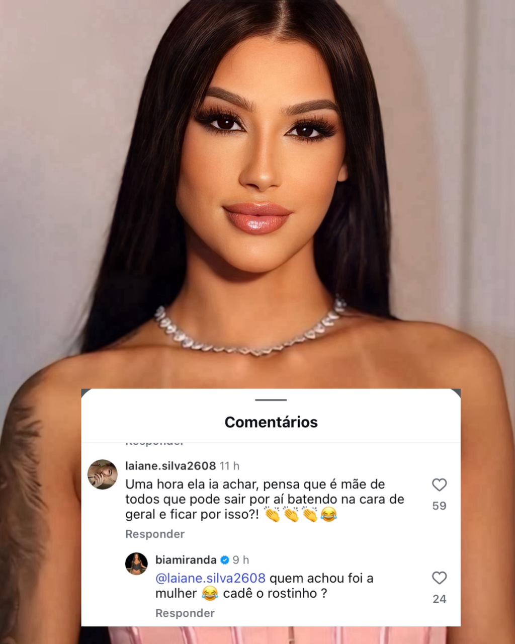 Bia Miranda reage mandato de prisão após confusão em balada || Reprodução: Redes Sociais