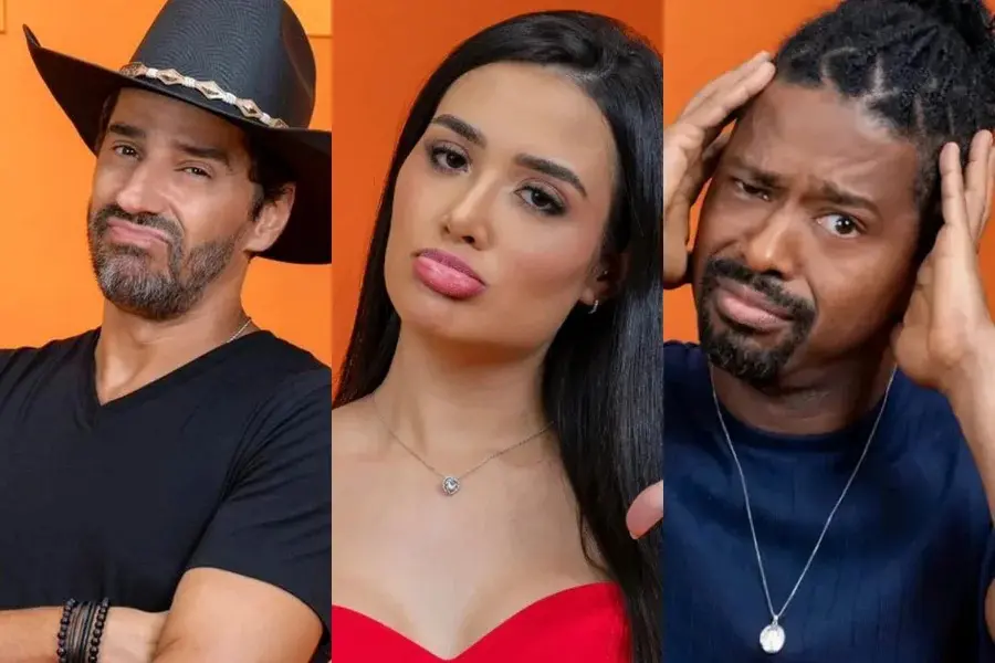 BBB 26: paredão entre Boneco, Cowboy e Jordana define quem são os últimos classificados para o top 10. Reprodução: TV GLOBO