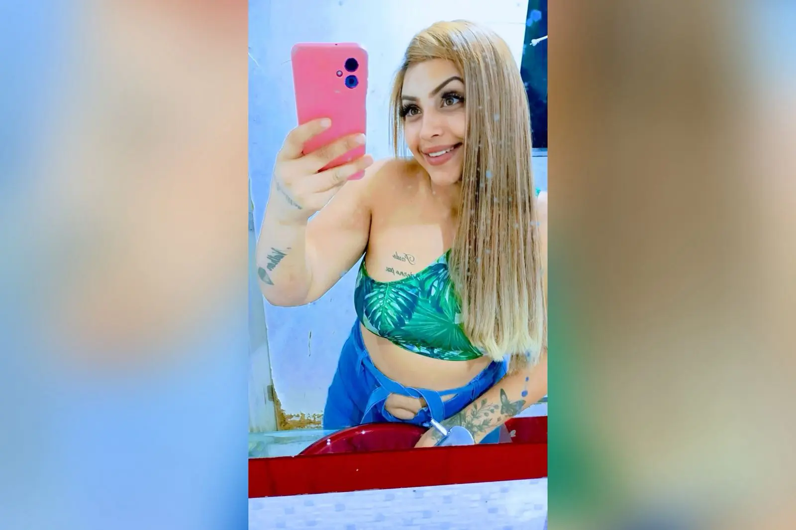 Veja vídeo chocante que mulher enviou para família após matar companheiro  (Foto: Arquivo pessoal)