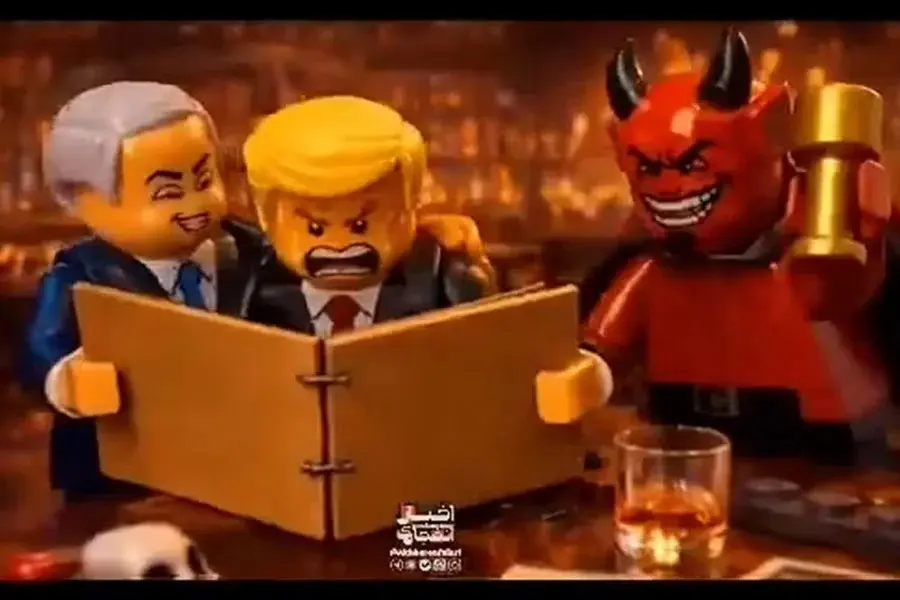 Irã publica animação e coloca Trump ao lado do diabo após ataque em escola; confira