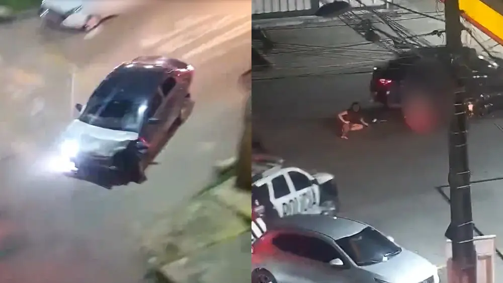 Enteadas sequestradas pelo padrasto pulam de carro em movimento durante perseguição; vídeo