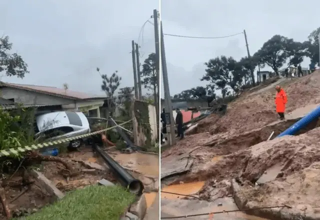 Reservatório da Sabesp se rompe, deixa feridos e um morto