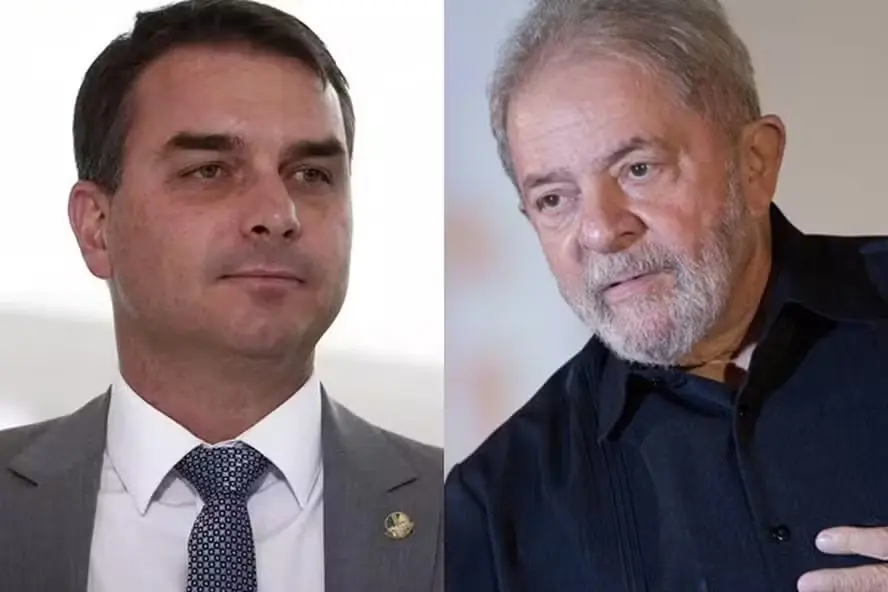 Pesquisa aponta Lula e Flávio Bolsonaro em empate técnico