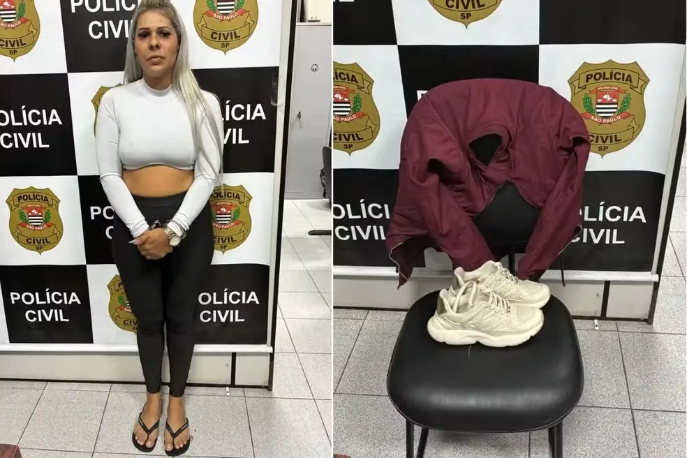Mulher procurada por assassinato é presa enquanto jogava sinuca em bar (Foto: Divulgação/PCSP)