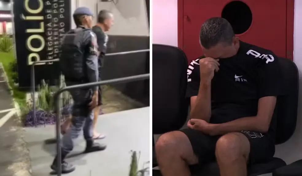 Ex-jogador Piá é preso em Sumaré após fugir da Polícia Militar (Foto: Reprodução/EPTV)