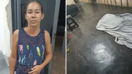 Filhos de vítima de feminicídio são detidos durante velório após ataque contra padrasto (Foto: Reprodução)
