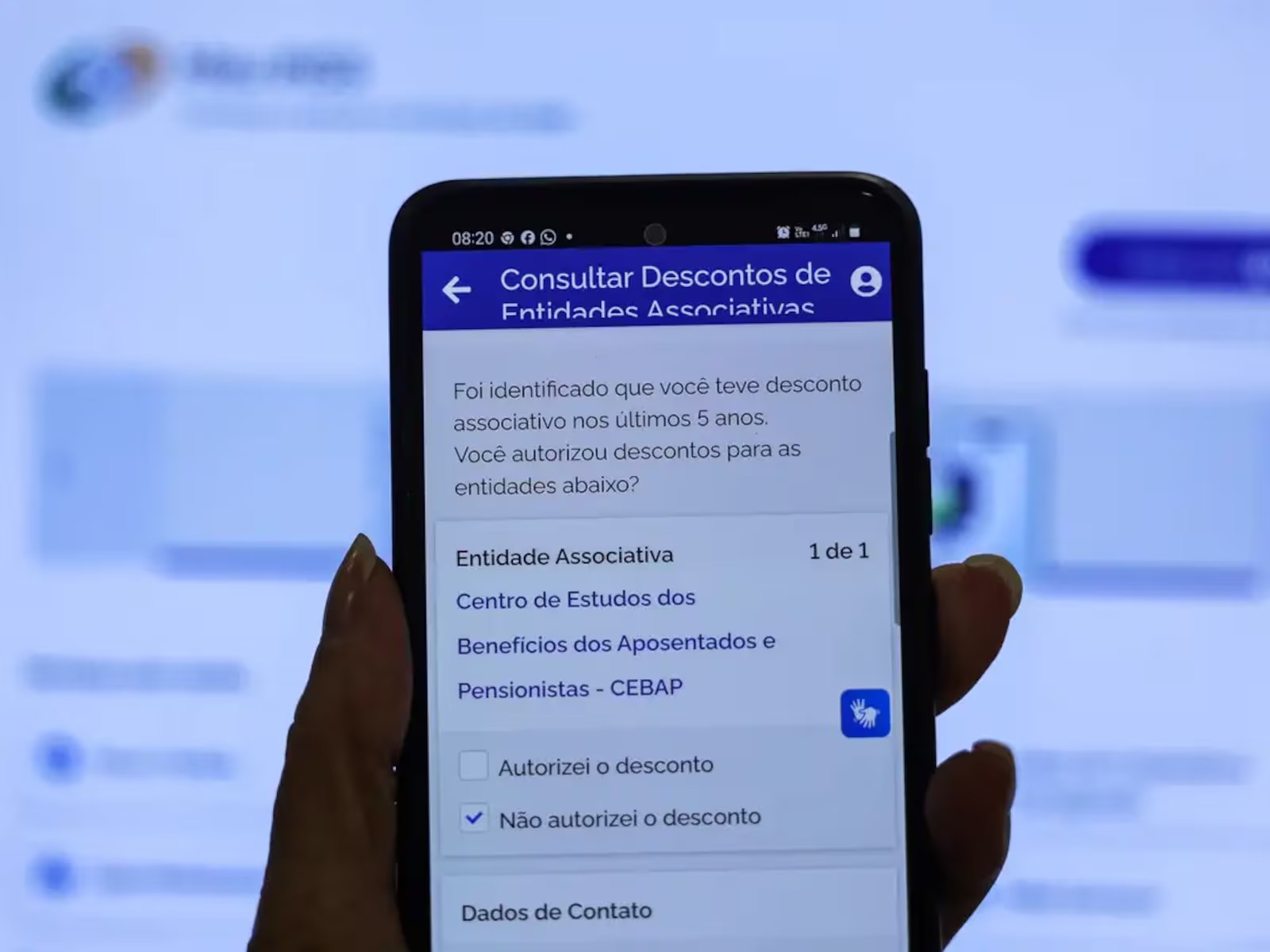 Contestação pode ser feita pelo Meu INSS - Foto: Reprodução/Joédson Alves/Agência Brasil