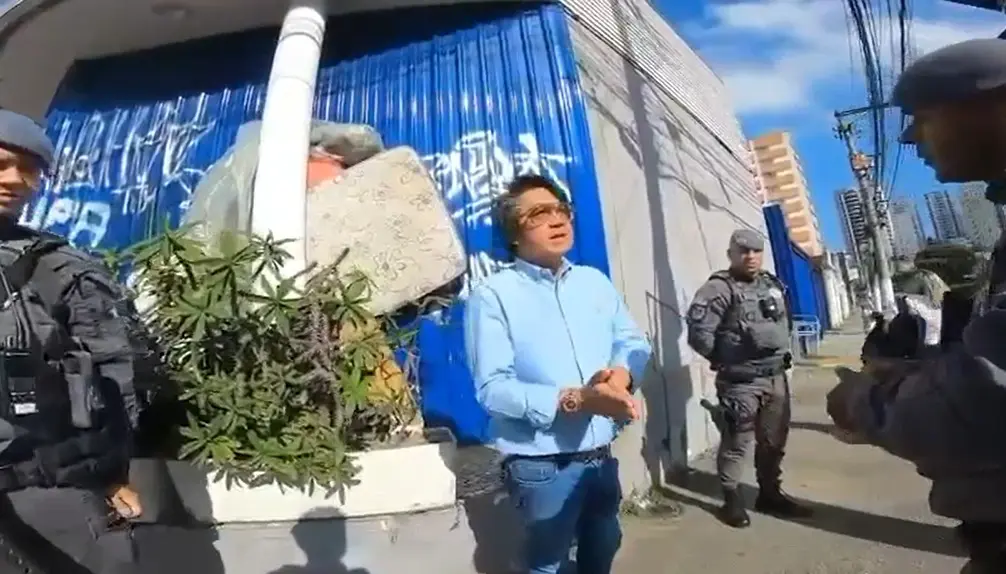 Câmera corporal registra abordagem a senador após tentativa de fuga; veja vídeo
