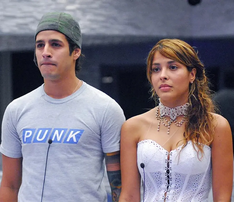 O vencedor do BBB 8, Rafinha, e a vice-campeã, Gyselle Soares.
Foto: Reprodução/Redes sociais