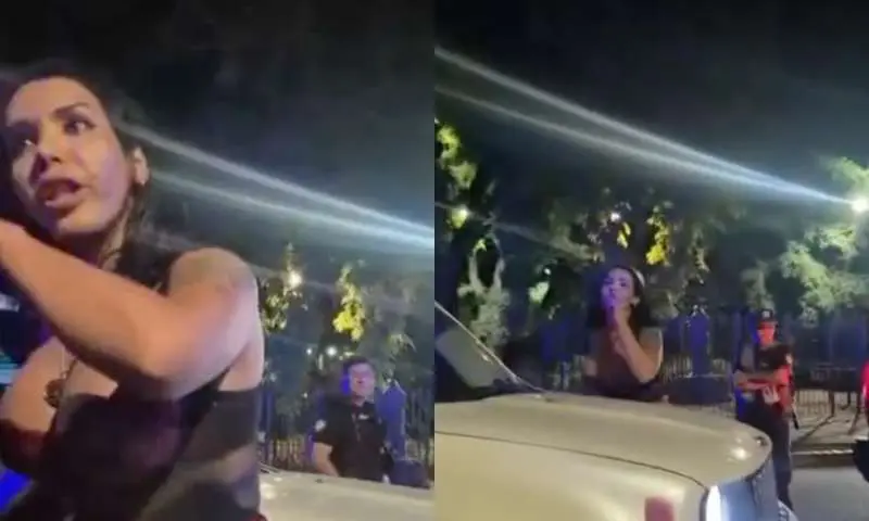 'Morena do Job' é presa após atropelar policial durante abordagem (Foto: Reprodução)