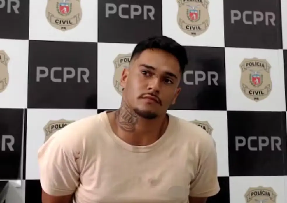 Homem é flagrado atacando recepcionista de hotel (Foto: Reprodução)
