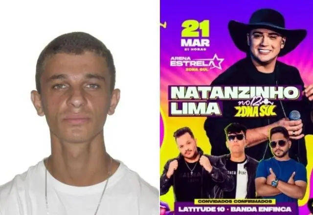 Homem morto a facadas após show de Natanzinho Lima em SP - Foto: Reprodução/Agência SBT
