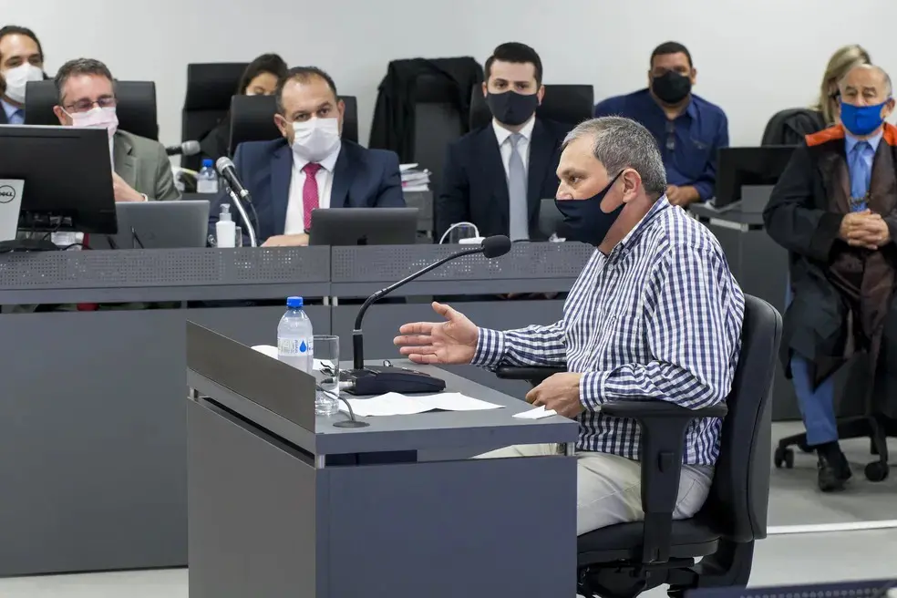 O empresário Mauro Londero Hoffmann foi condenado pelo incêndio na Boate Kiss, que deixou 242 mortos em Santa Maria. Foto: TJRS.