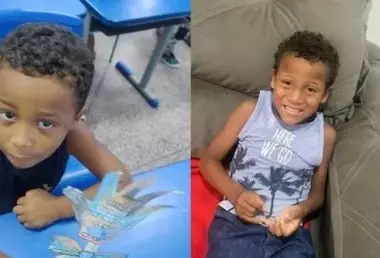 Meninos de 4 e 6 anos foram encontrados dentro de um carro em Praia Grande. Foto: Reprodução.
