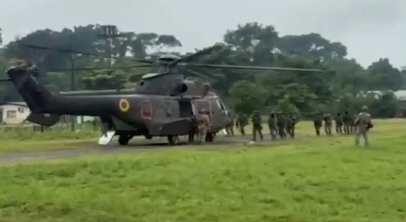 Comando Sul prestou apoio no Equador (Foto: Reprodução / Redes Sociais)
