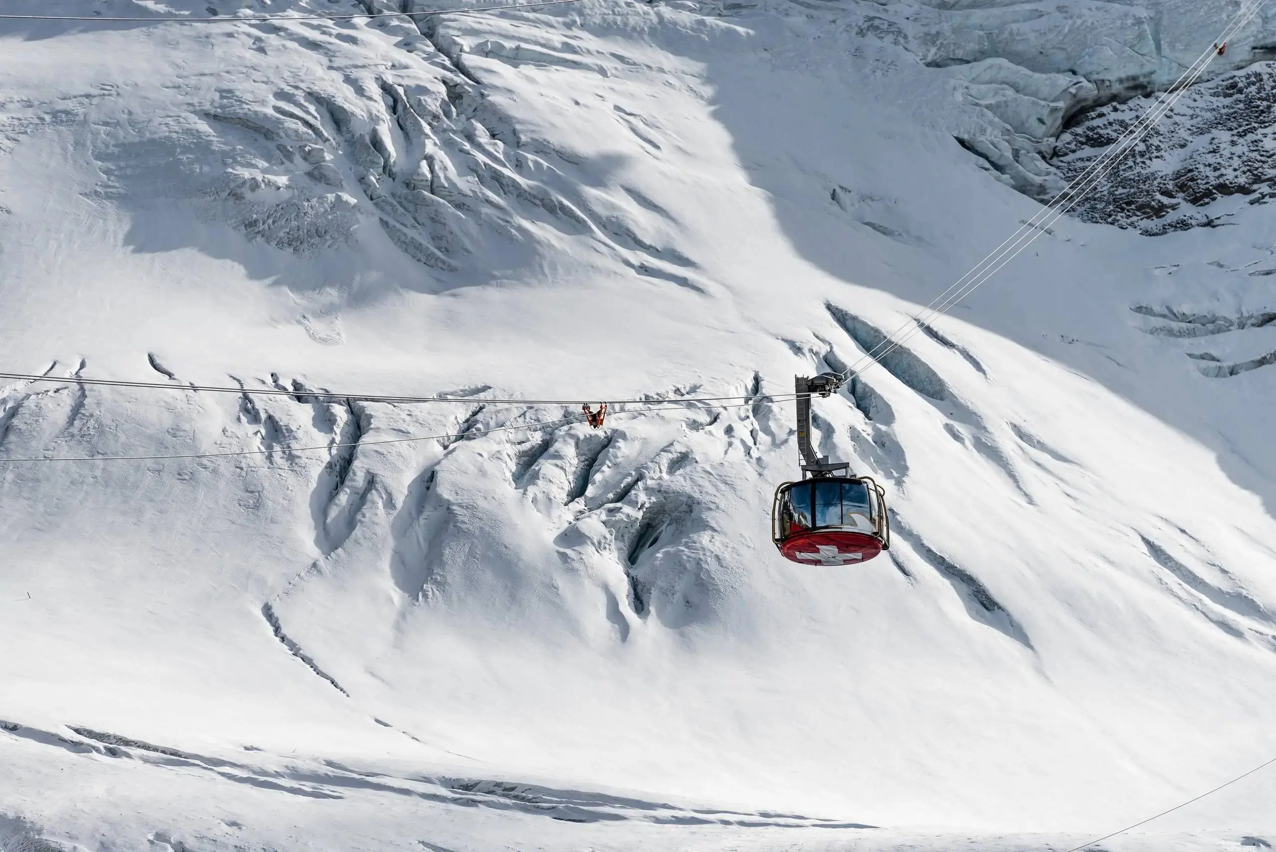 Teleférico despencou na Suíça (Foto: Reprodução / Titlis Rotair)