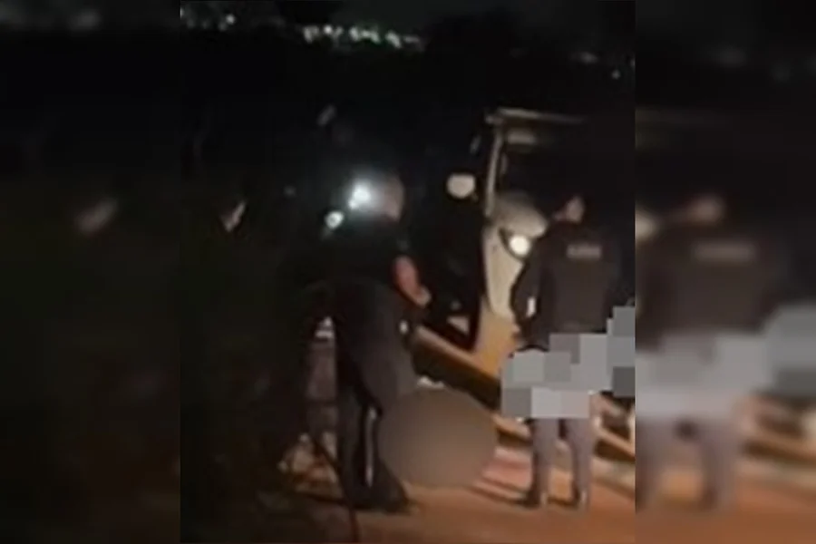Homem foi atingido durante troca de tiros (Foto: Reprodução / @ceilandia_alerta)