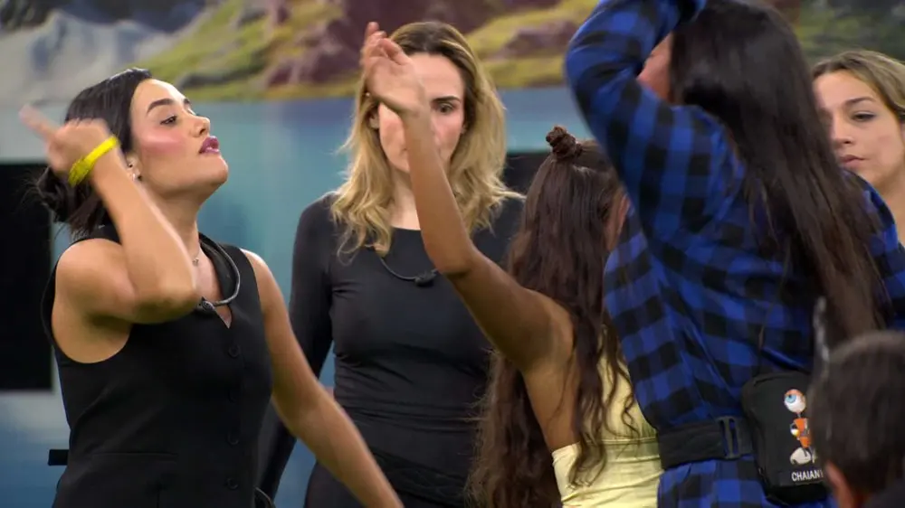 Briga feia e dedo na cara: Chaiany e Jordana discutem após dinâmica do 'Sincerão' no BBB 26. Reprodução: TV GLOBO/GSHOW