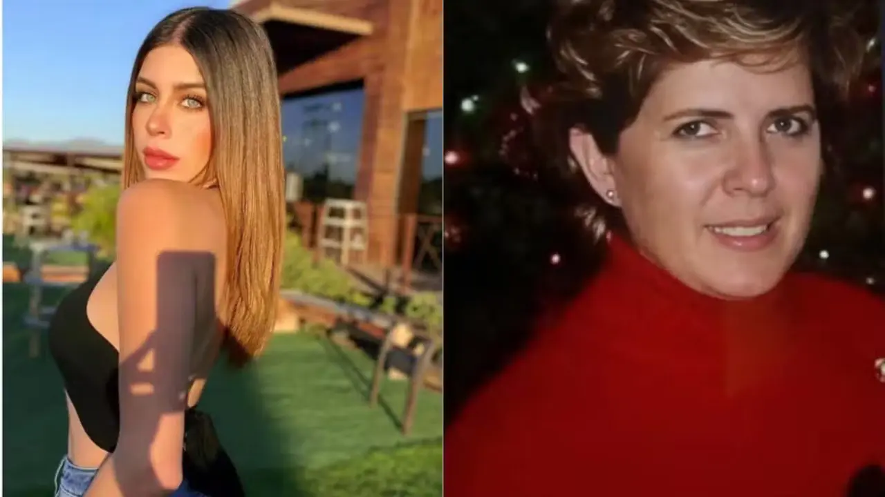 Ex- miss Carolina Flores e a ex-sogra Erika (Foto: Reprodução)