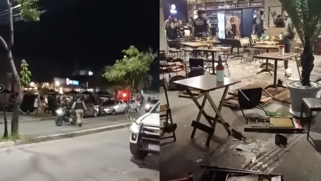 Ataque a bar em BH (Foto: Reprodução/ Redes sociais)
