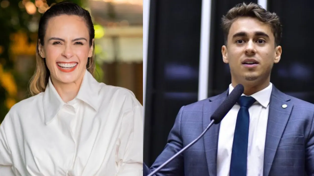 Ana Paula e Nikolas Ferreira (Foto: Bruno Spada/Câmara dos Deputados/TV Globo)
